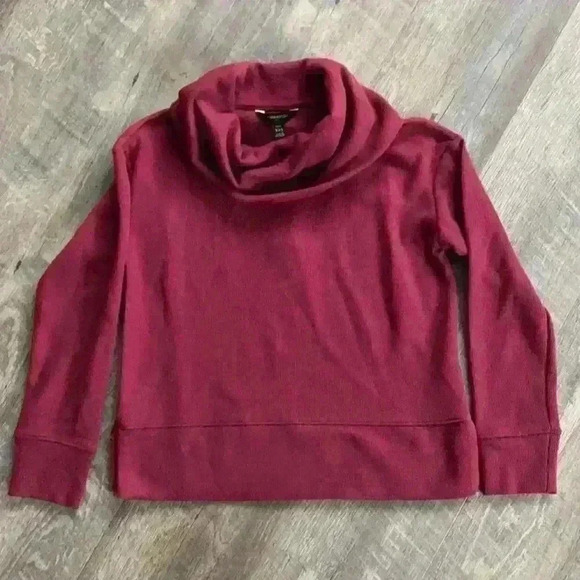 Banana Republic Cozy Cowl-Neck Sweatshirt - Picture 2 of 9